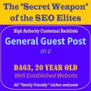Premium SEO Guest Post on my DA60+ General Blog with Dofollow backlink
