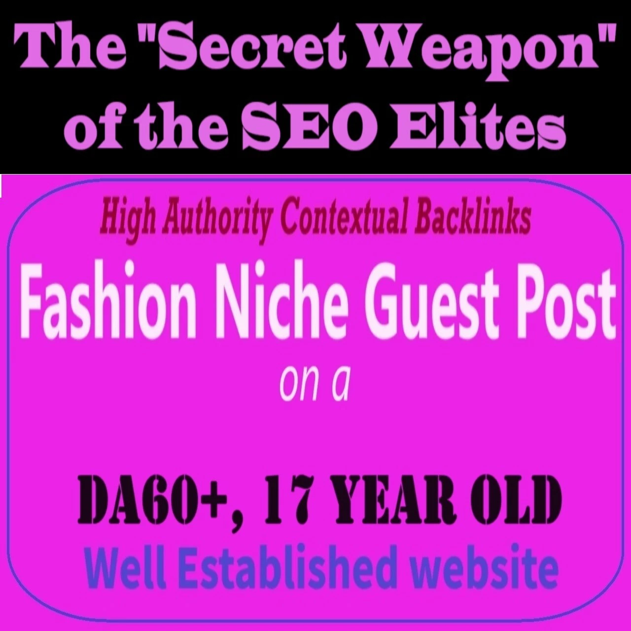 Premium SEO Guest Post on my DA60+ Fashion Blog with Dofollow backlink