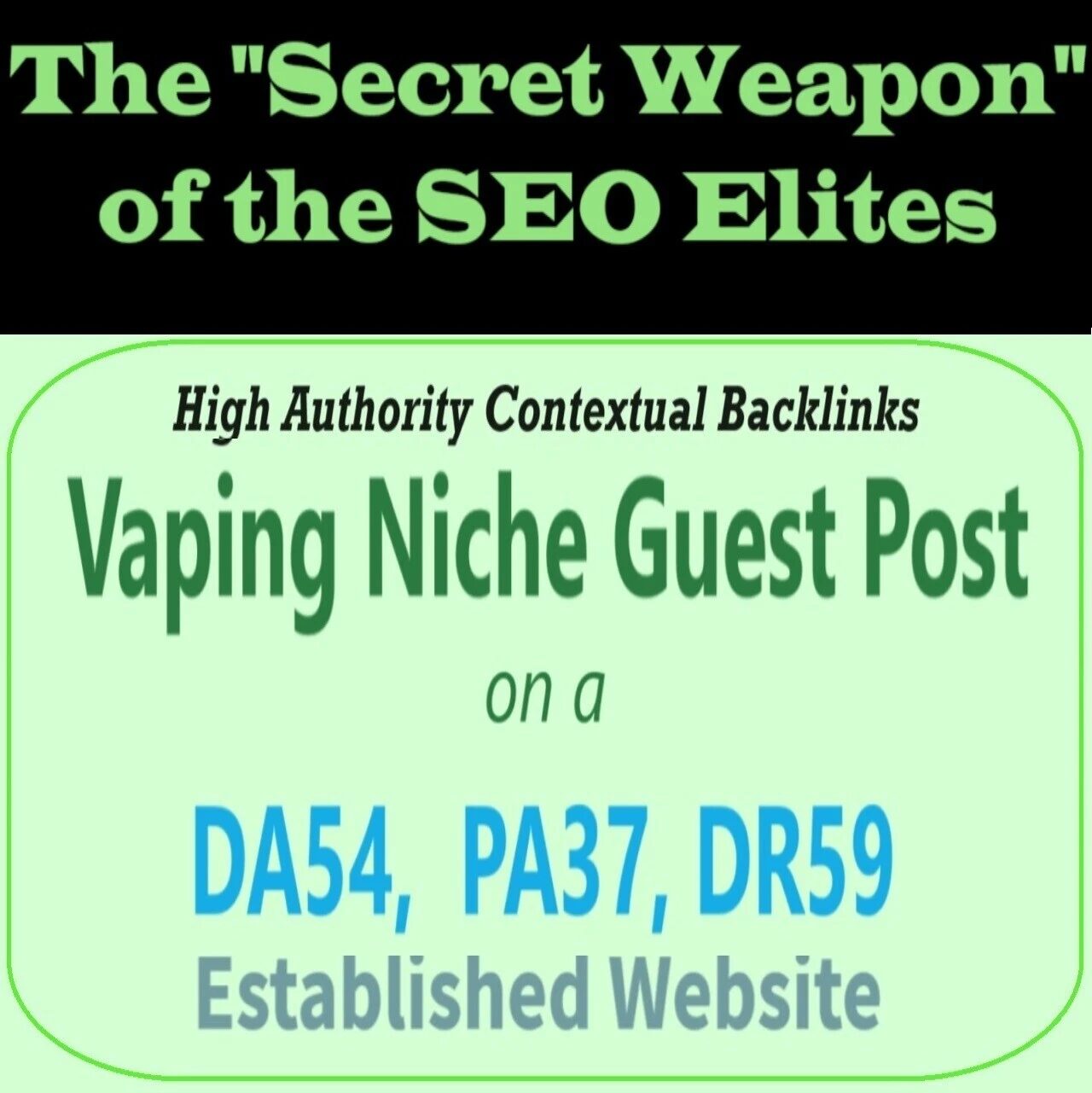 Premium SEO Guest Post on my DA50+ Vaping Blog with Dofollow backlink