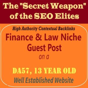 Premium SEO Guest Post on my DA50+ Finance & Law Blog with Dofollow backlink
