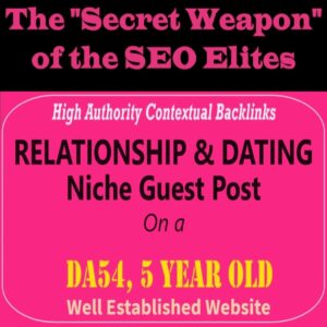 Premium SEO Guest Post on my DA40+ Relationship & Dating Blog + Dofollow Link