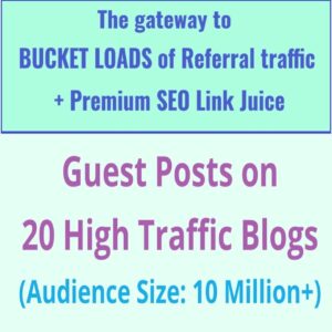 Elite SEO Service: 20 High authority guest posts for tons of referral traffic