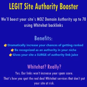Website Domain Authority (DA) Booster
