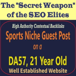 Premium SEO Guest Post on my DA50+ Sports Blog with Dofollow backlink